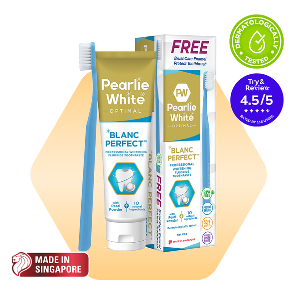 Optimal Blanc Perfect Professional Whitening Fluoride Toothpaste Bundle
