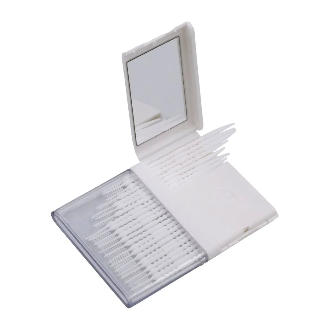 OralPicks 110pcs Slim Case with Mirror