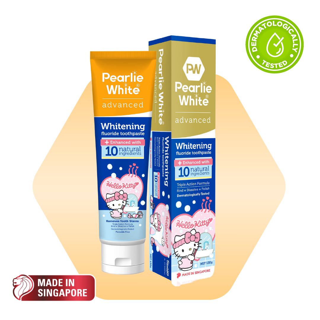 Hello Kitty Advanced Whitening Fluoride Toothpaste 130gm
