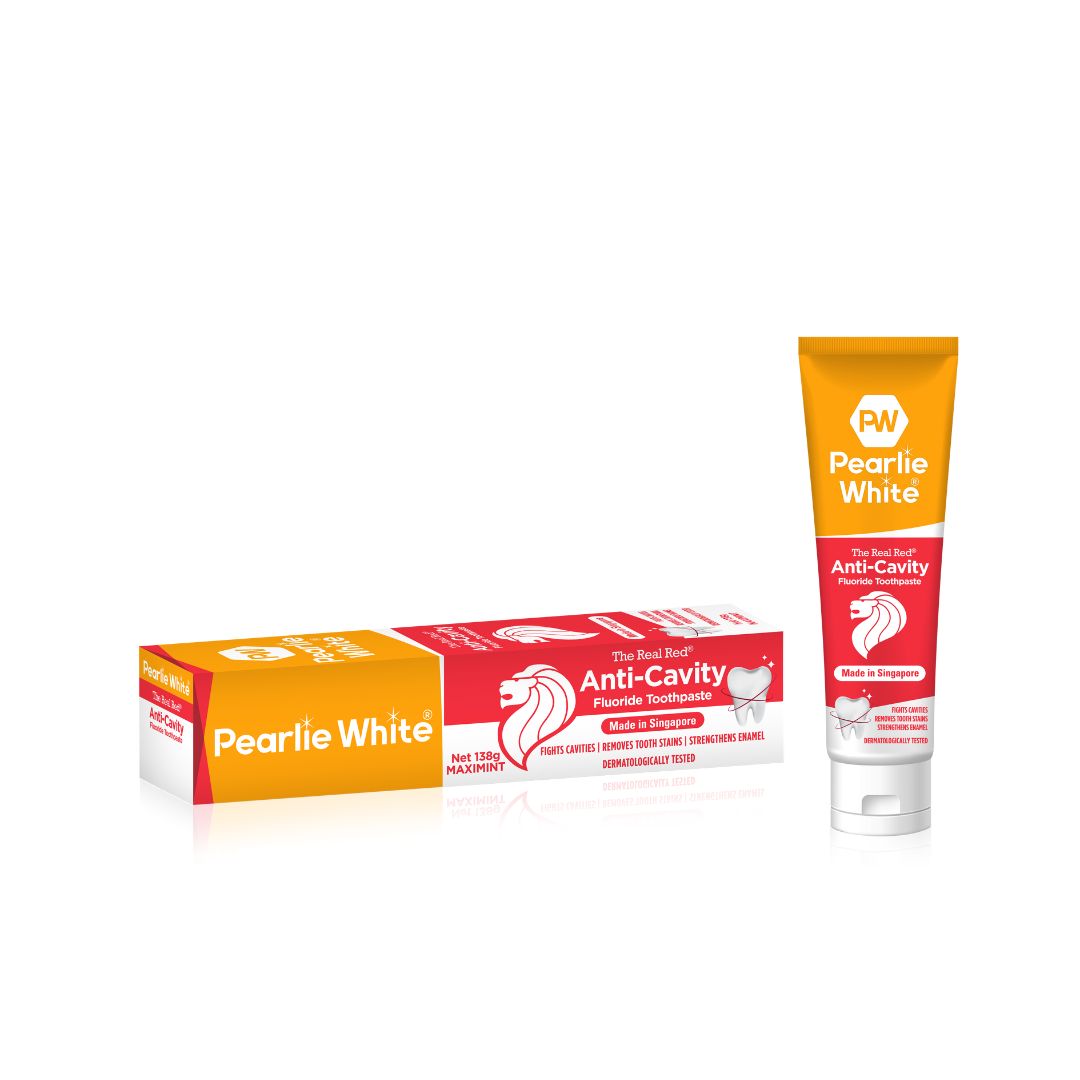 The Real Red® Anti-Cavity Fluoride Toothpaste 138gm - Triple Pack