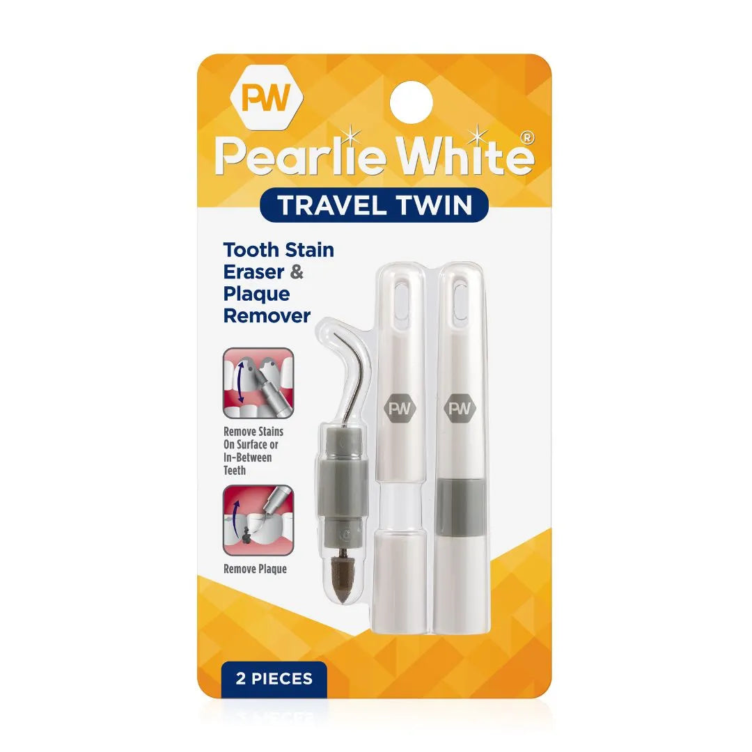 Travel Twin Tooth Stain Eraser & Plaque Remover