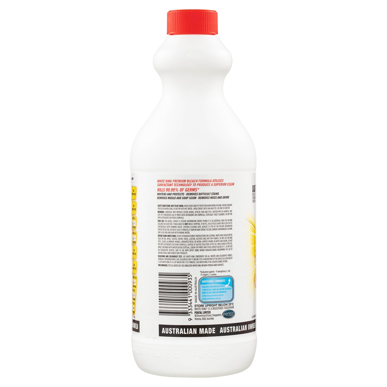 White King Bleach Lemon SRT 1.25L