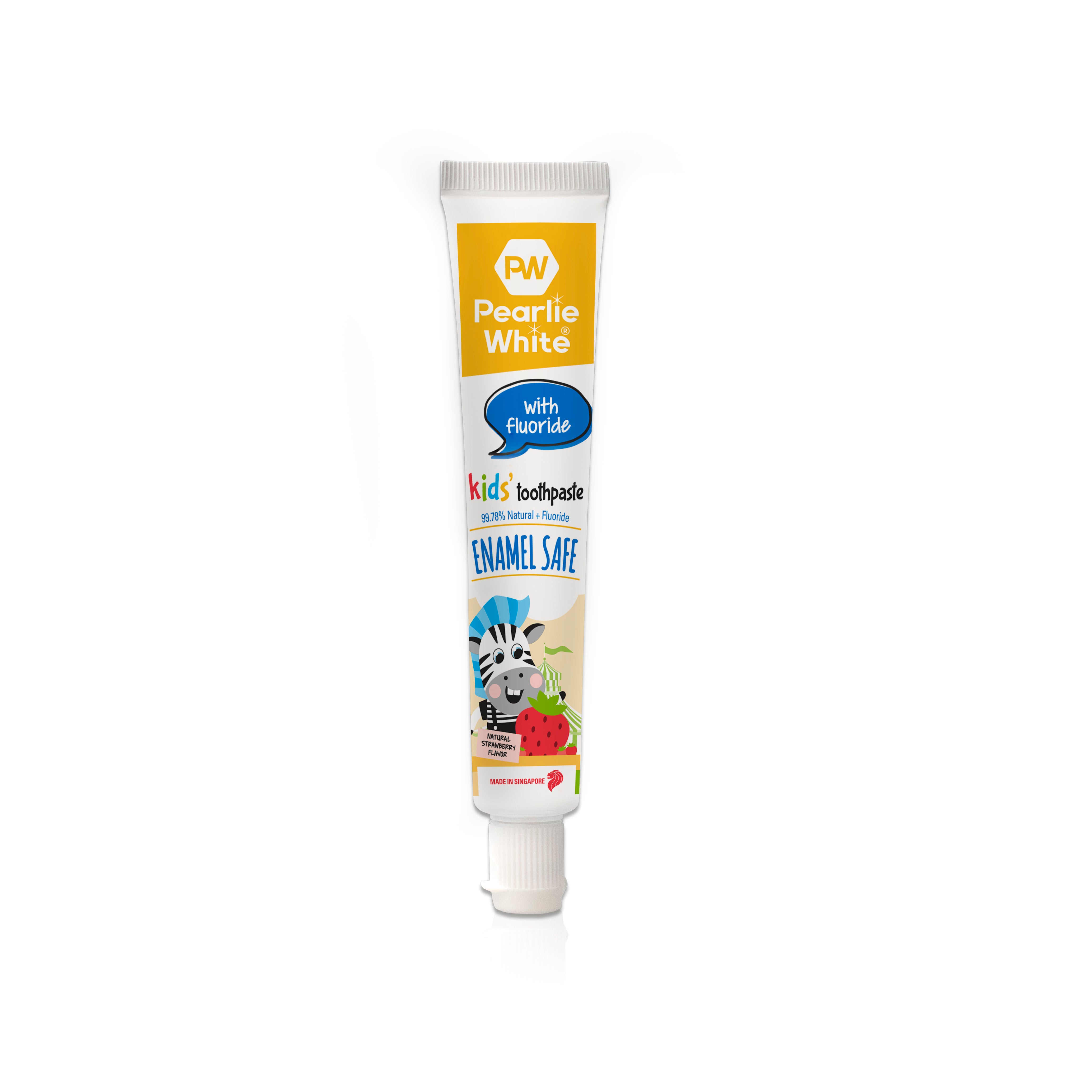 Enamel Safe Kids’ Fluoride Toothpaste (Strawberry) 45g