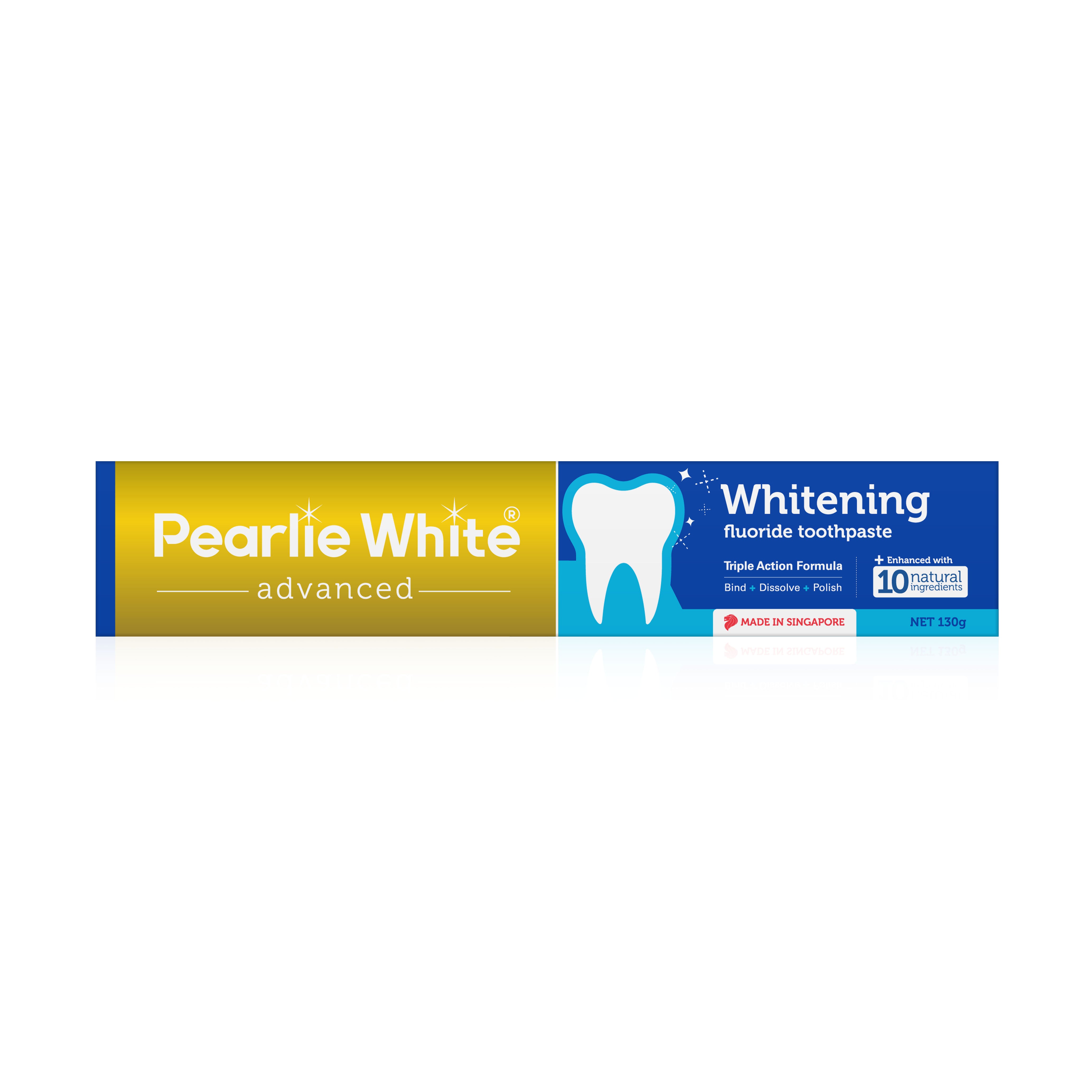 Advanced Whitening Fluoride Toothpaste 130gm- Triple Pack