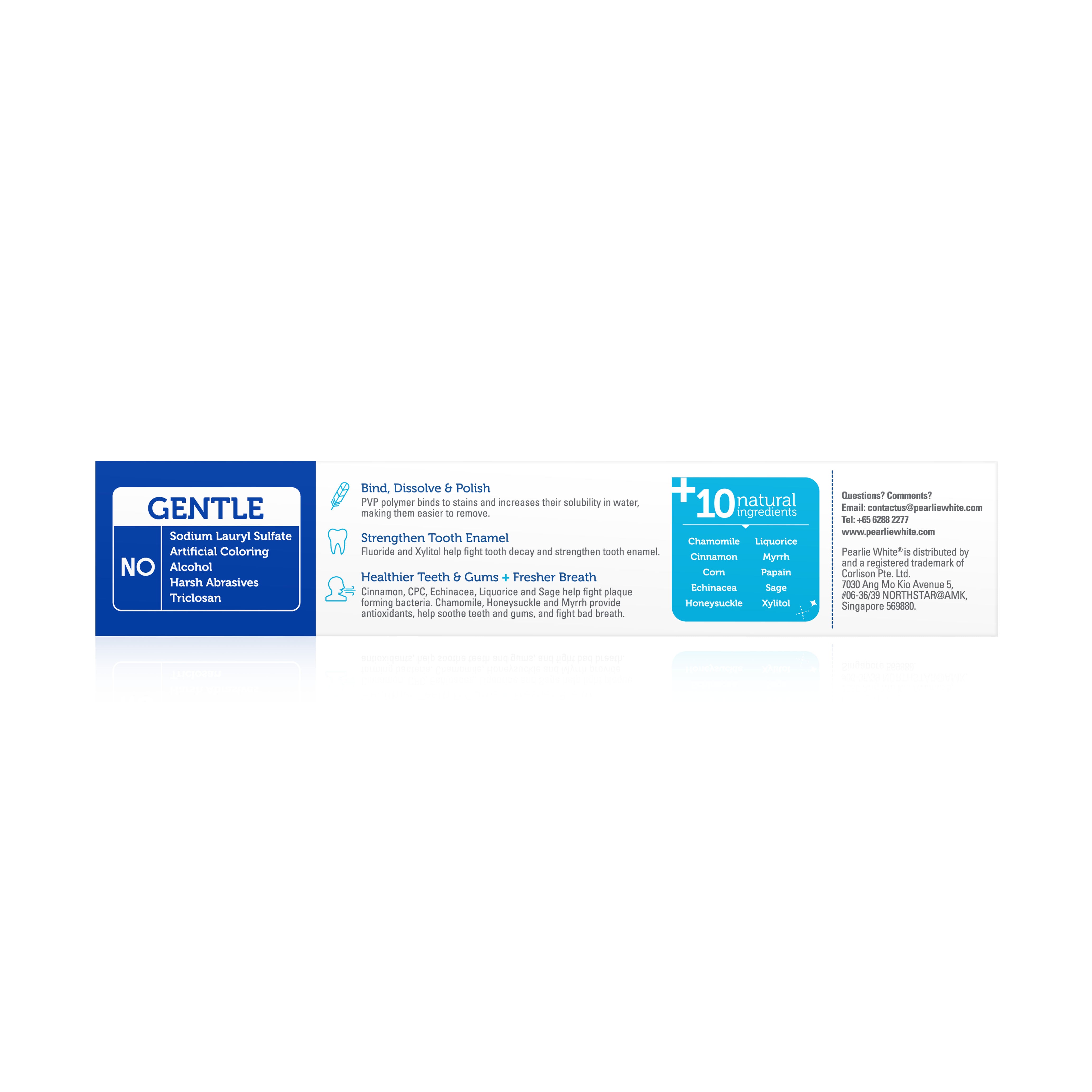 Advanced Whitening Fluoride Toothpaste 130gm- Triple Pack