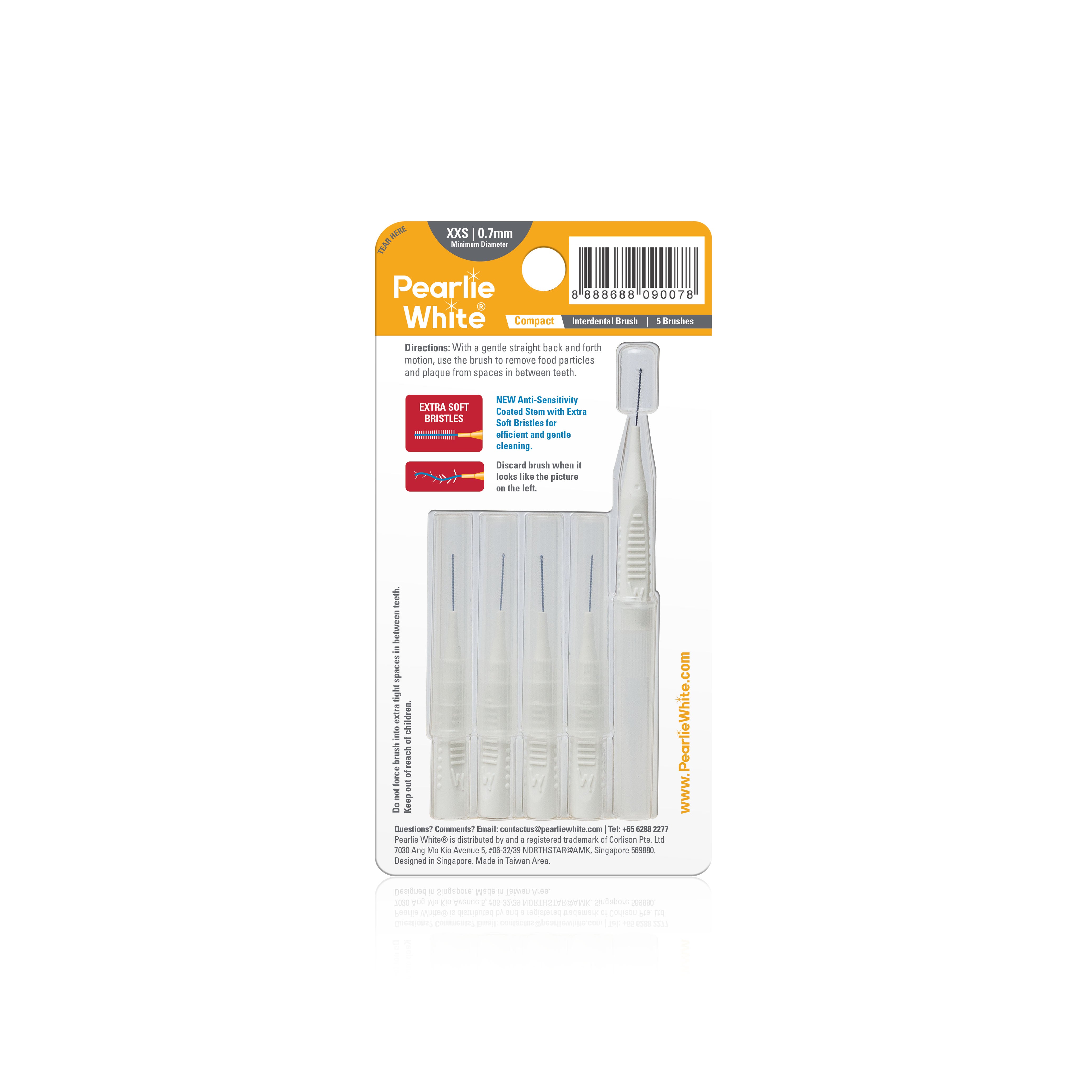 Compact Interdental Brushes - Pack of 5s
