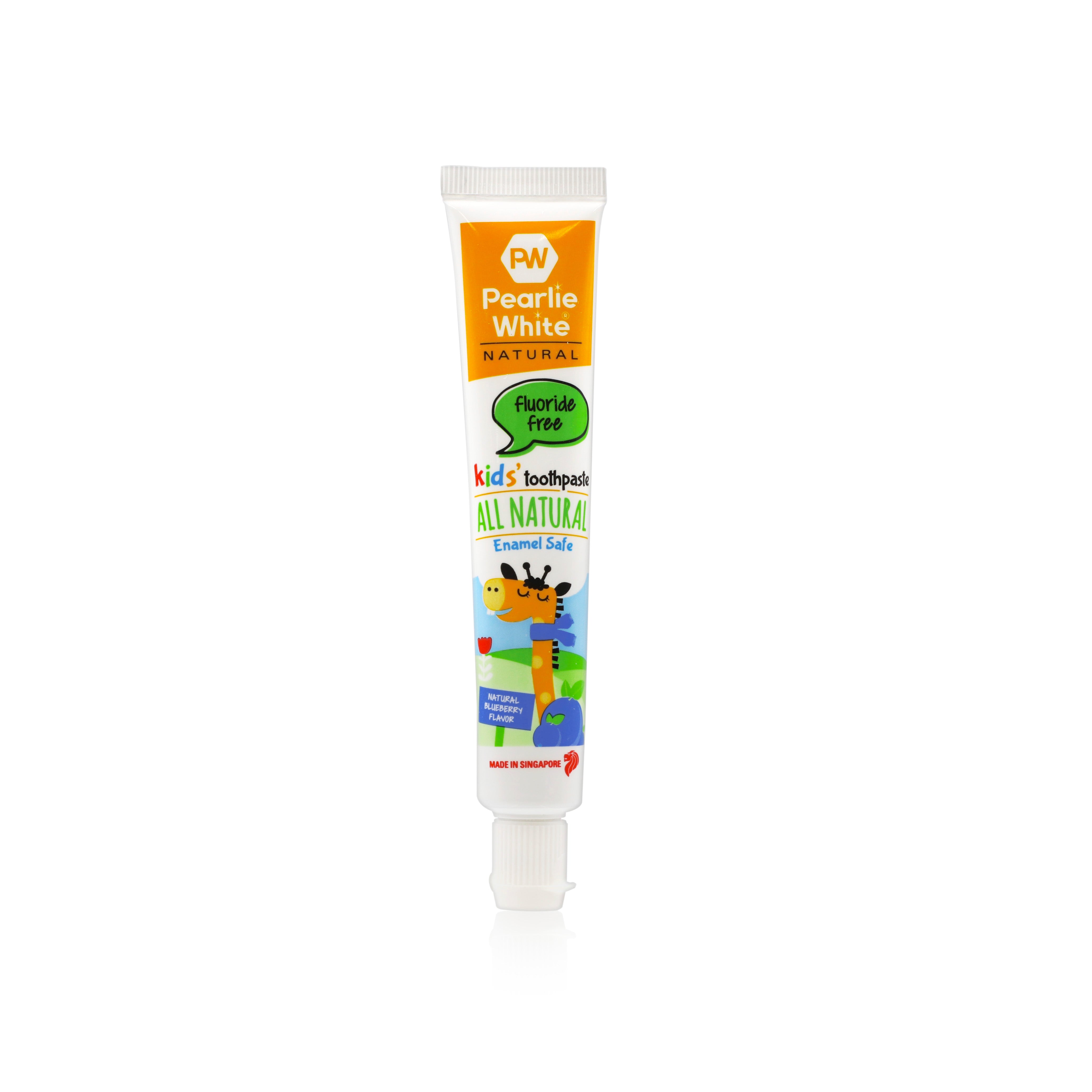 All Natural Enamel Safe Kids’ Toothpaste (Blueberry) 45g- Triple Pack