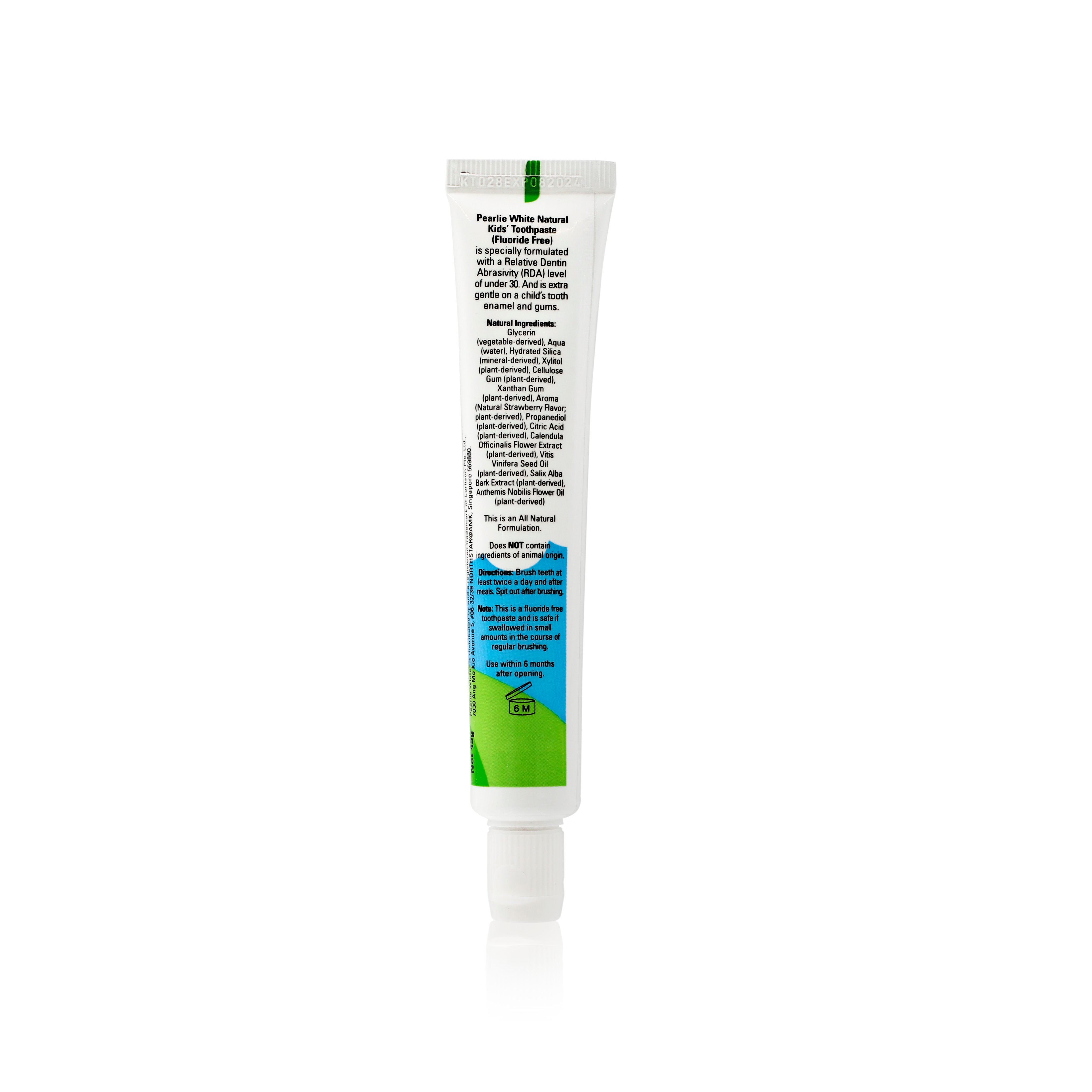 All Natural Enamel Safe Kids’ Toothpaste (Strawberry) 45g- Triple Pack