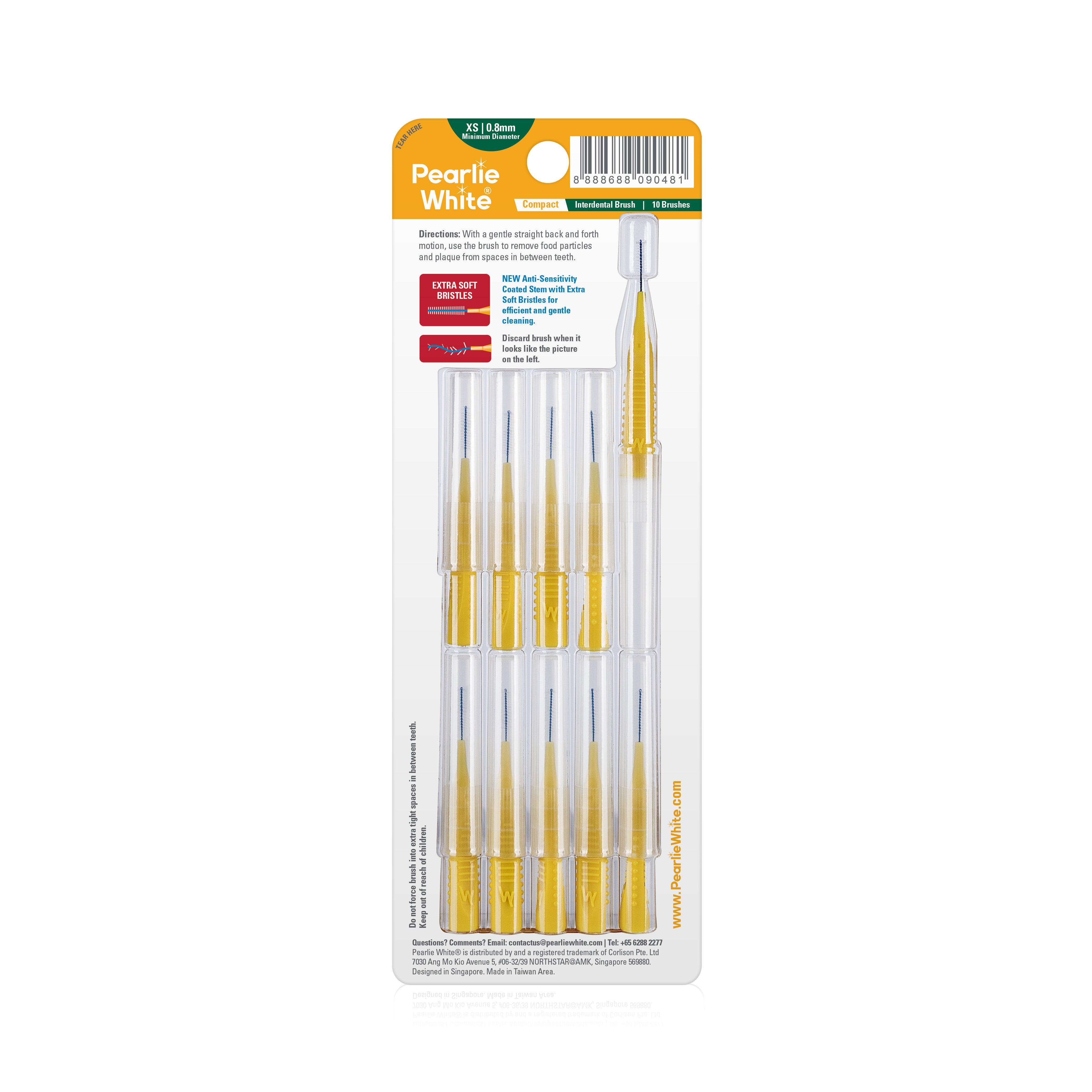 Compact Interdental Brushes - Pack of 10s