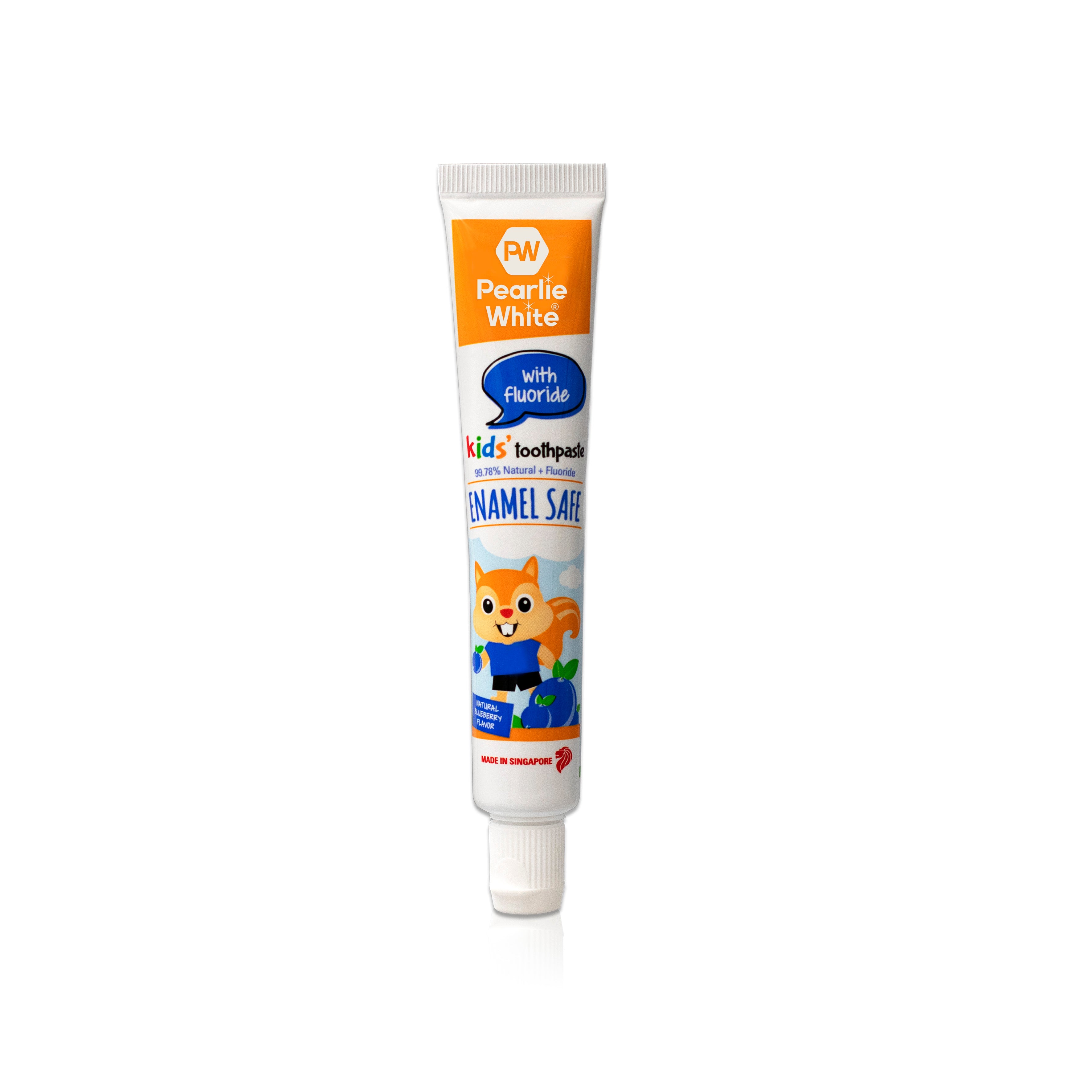 Enamel Safe Kids’ Fluoride Toothpaste (Blueberry) 45g