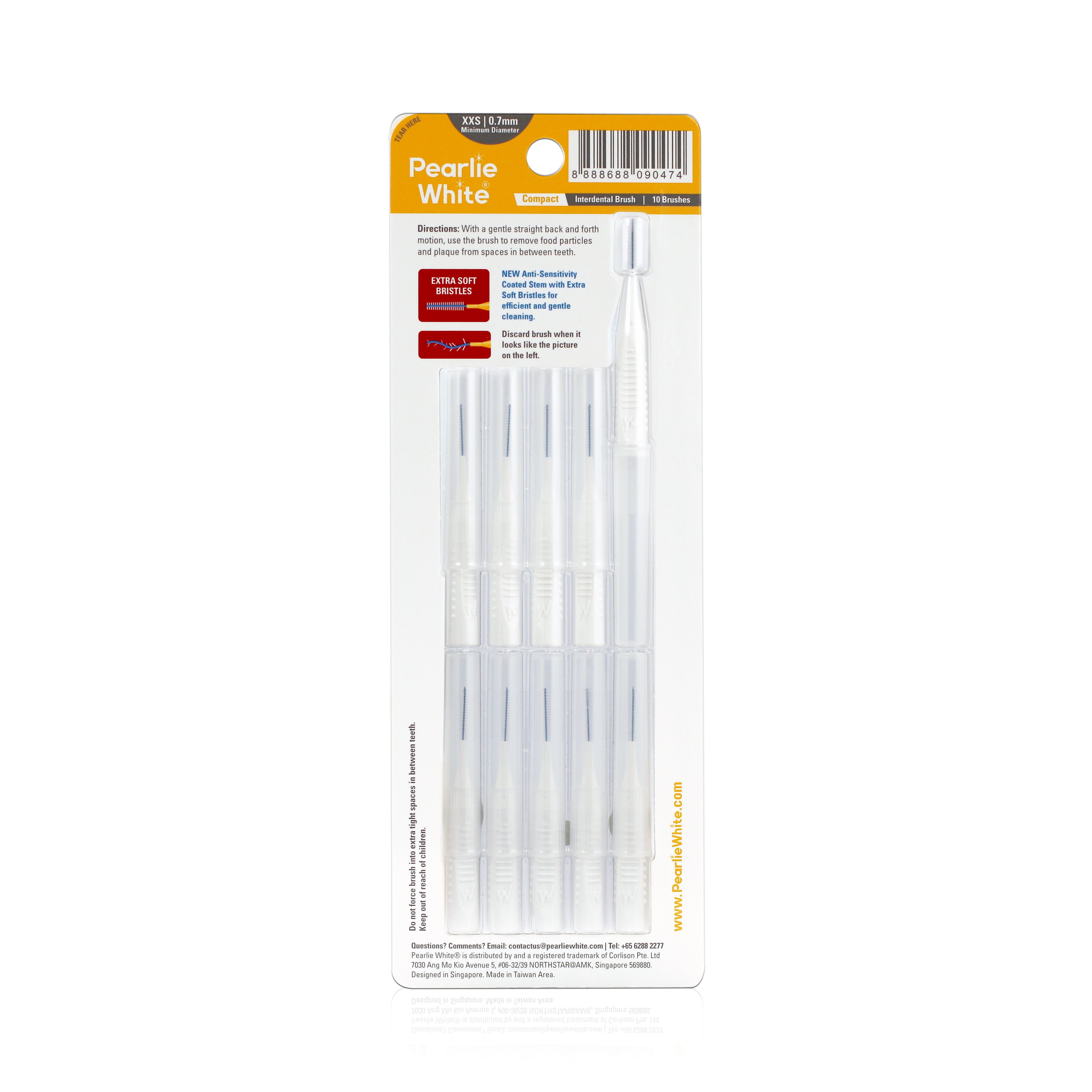 Compact Interdental Brushes - Pack of 10s