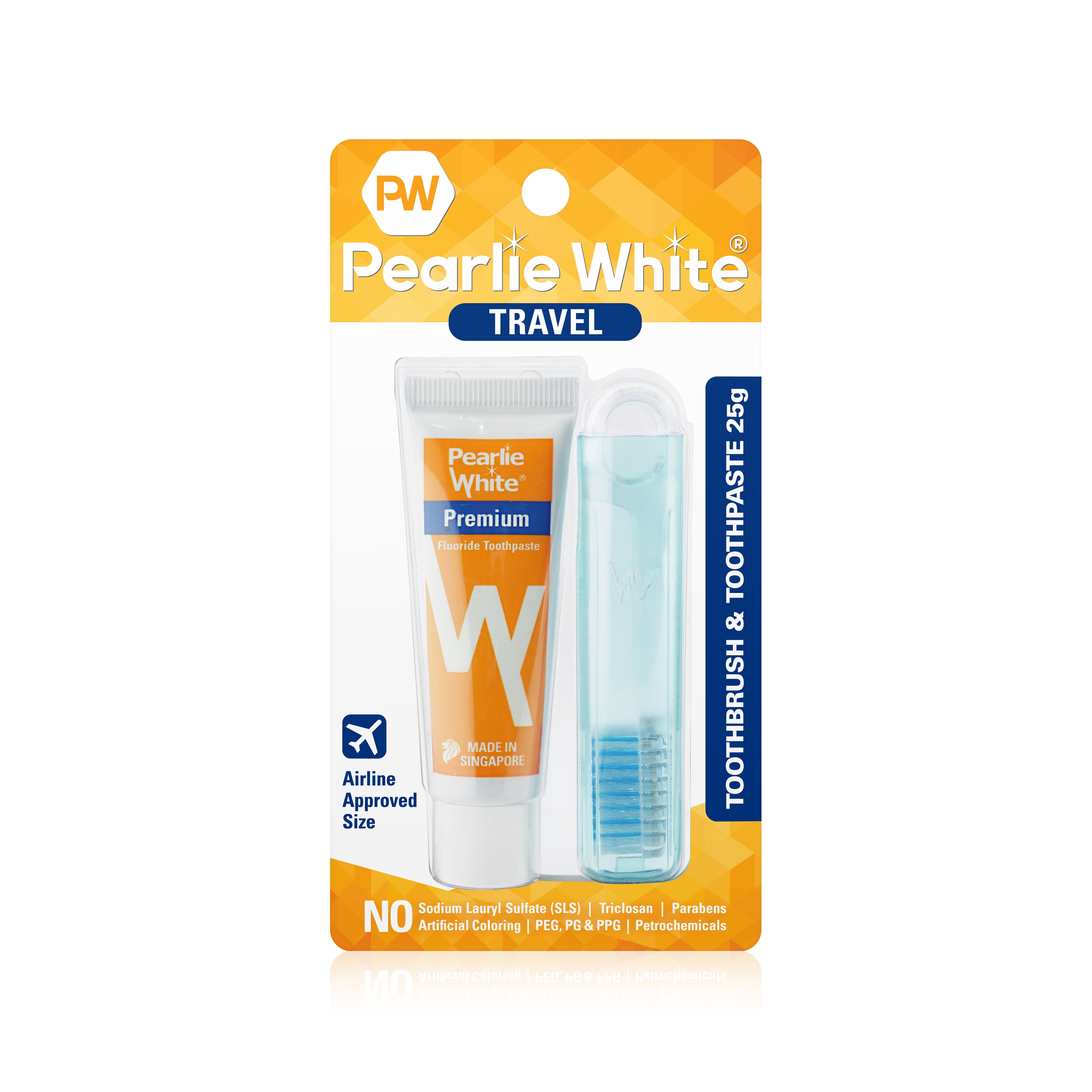 Travel Toothbrush with Premium Toothpaste 25gm