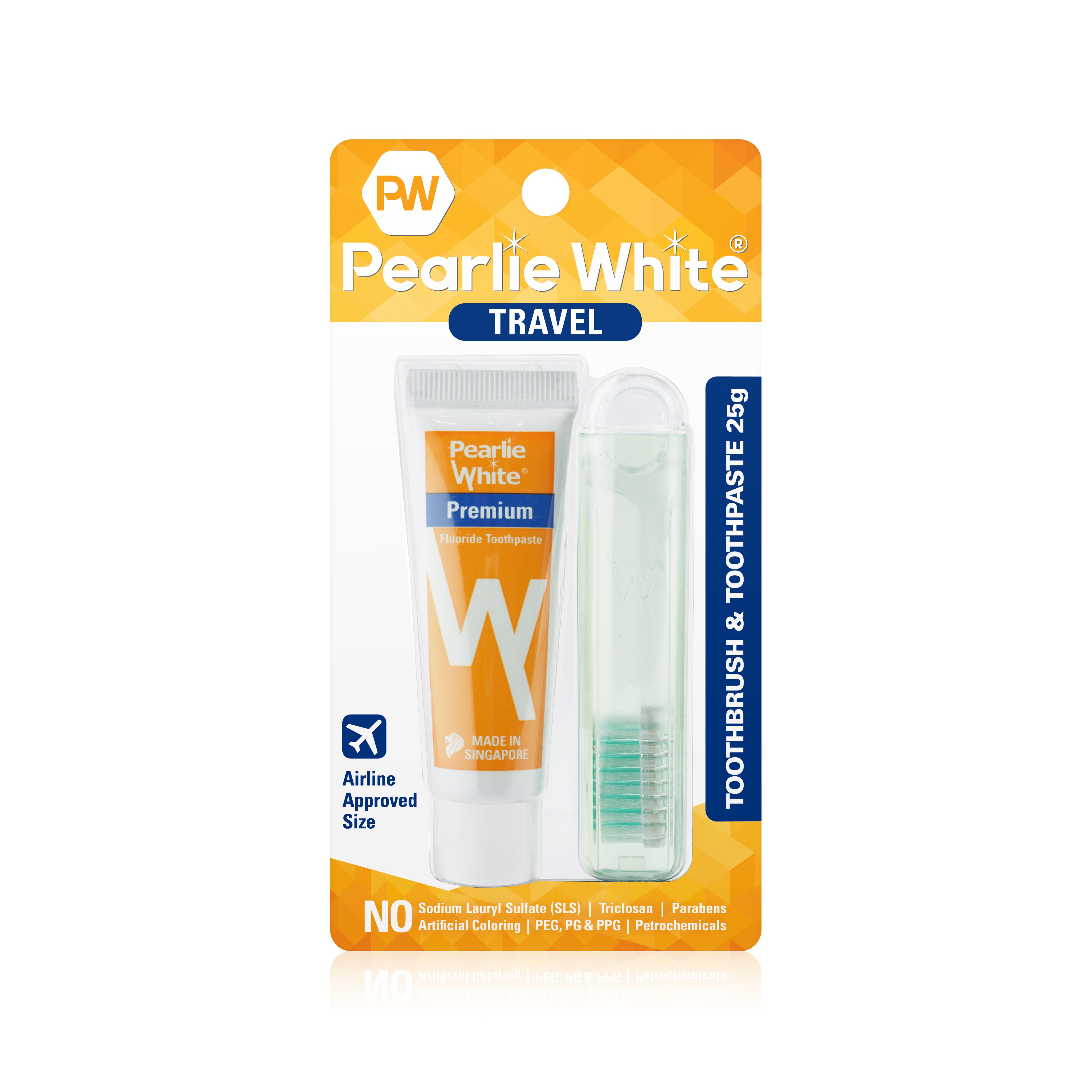 Travel Toothbrush with Premium Toothpaste 25gm
