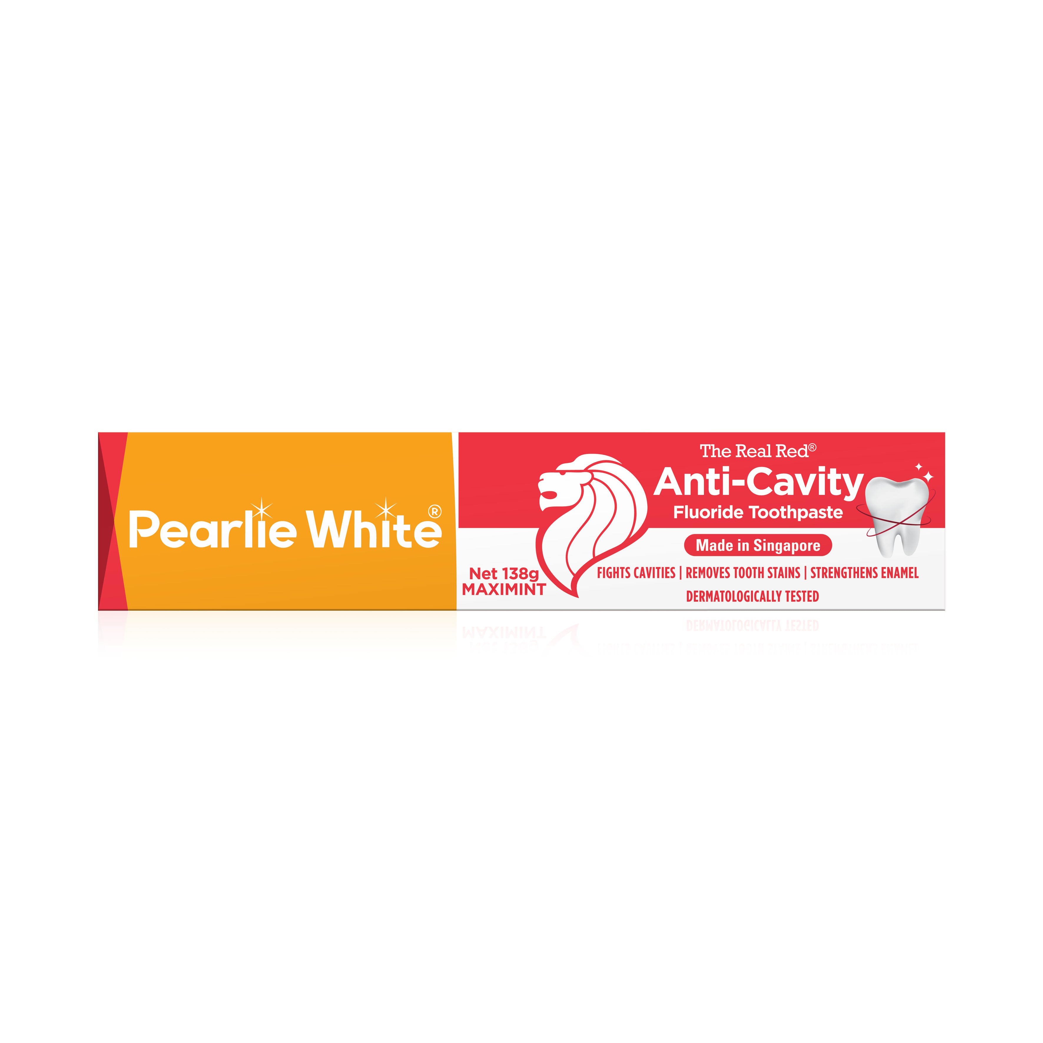 The Real Red® Anti-Cavity Fluoride Toothpaste 138gm - Triple Pack