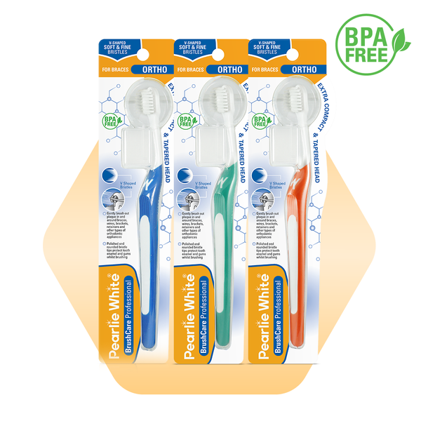 BrushCare Professional Ortho Soft Toothbrush Triple Pack