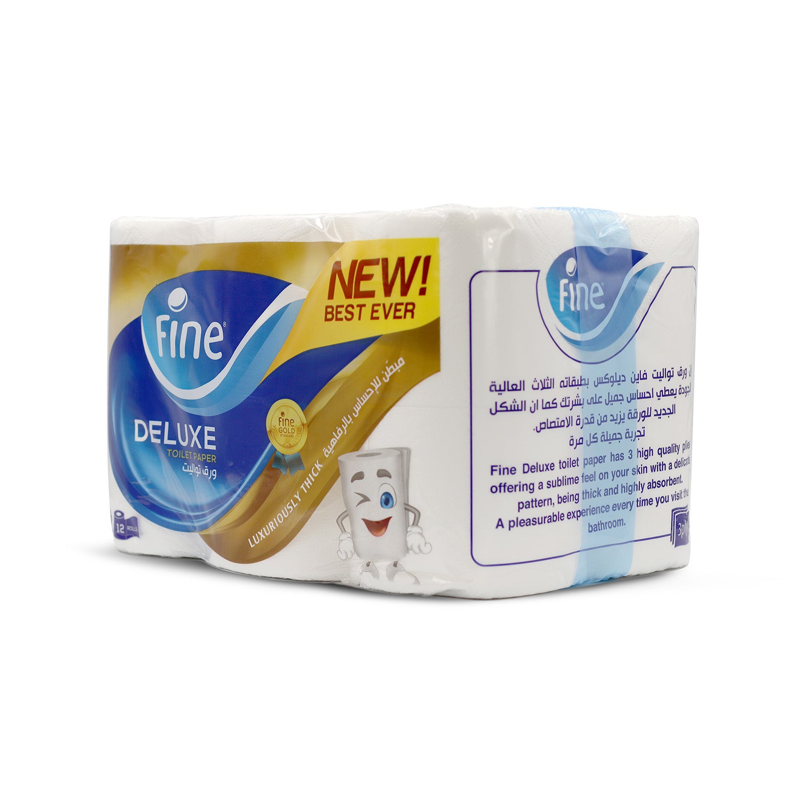 Fine Comfort 140 Sheets 3 Ply (12rolls)