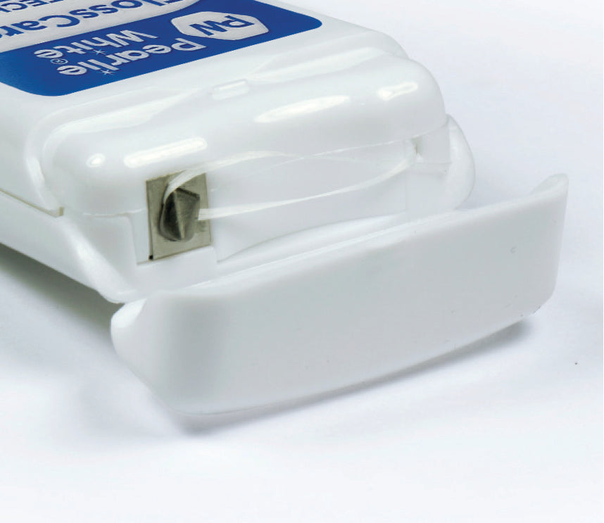 FlossCare Hi-Tech Waxed Mint Floss 50m | Pearlie White