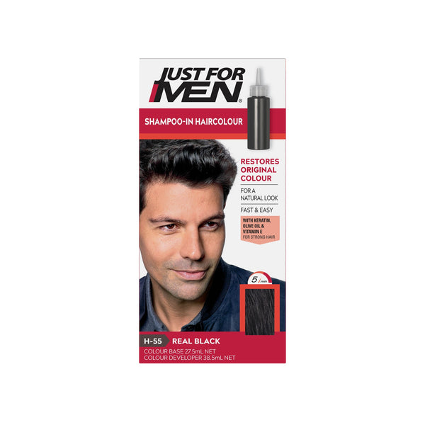 JFM Shampoo-In Hair Color Real Black