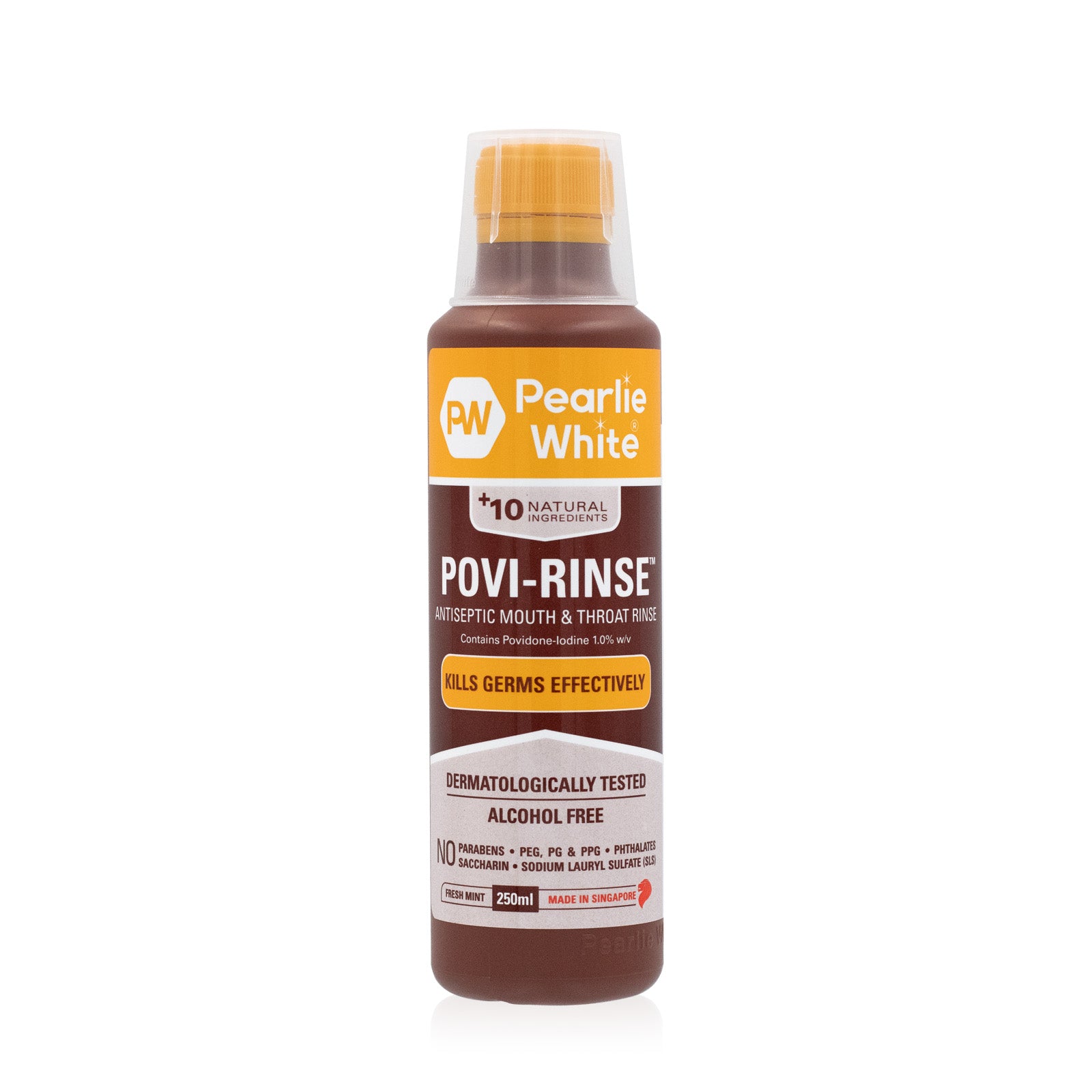 Povi-Rinse™ Antiseptic Mouth & Throat Rinse 250ml