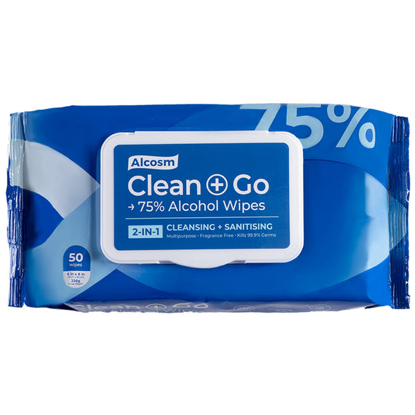 Alcosm Disinfectant Wipes 50s