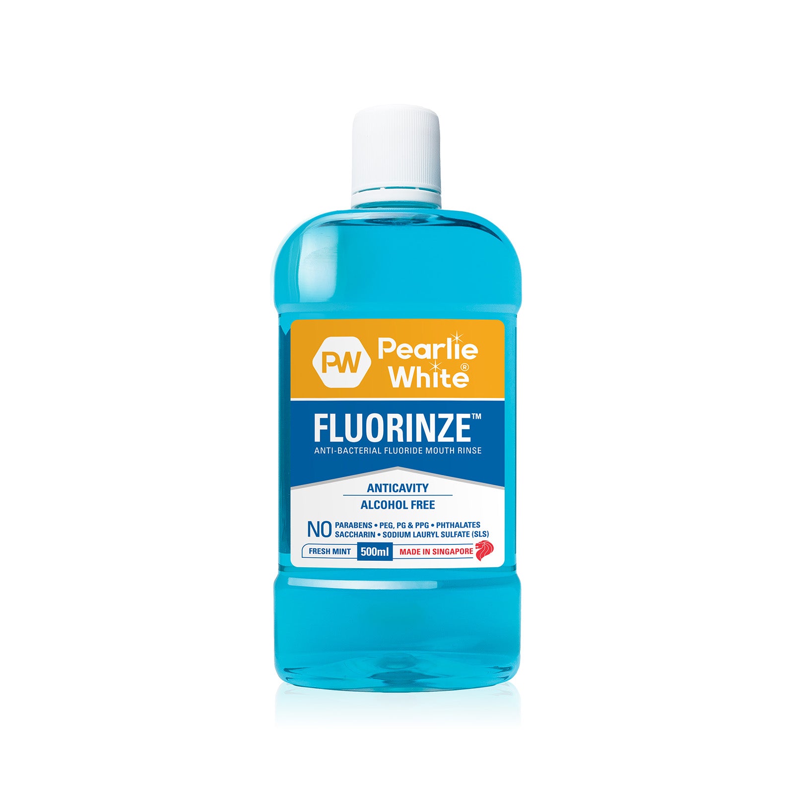 Fluorinze Antibacterial Fluoride Mouth Rinse 500ml