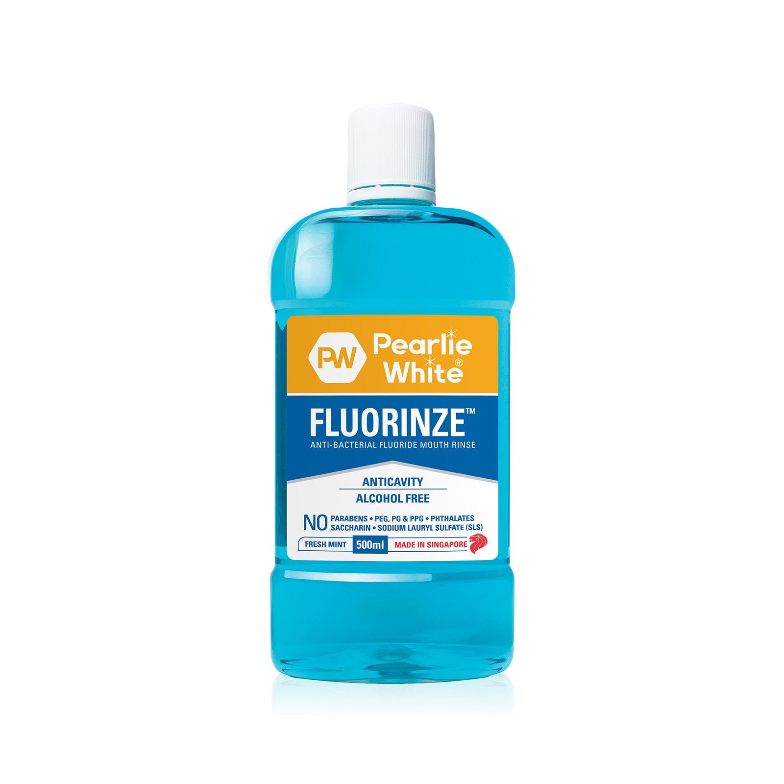 Fluorinze Antibacterial Fluoride Mouth Rinse 500ml - Triple Pack